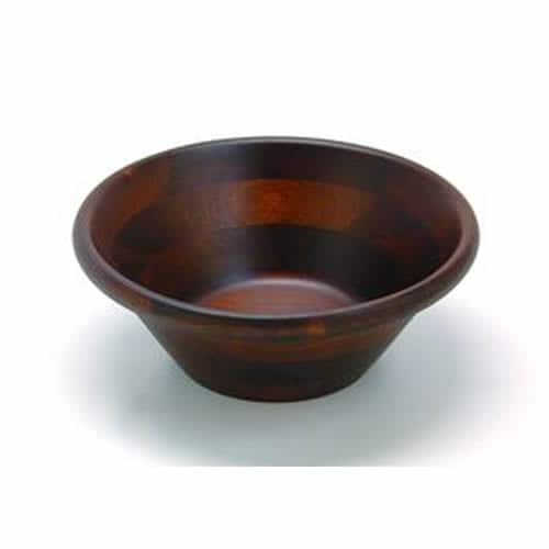 天然木サラダボウル こげ茶 21cm