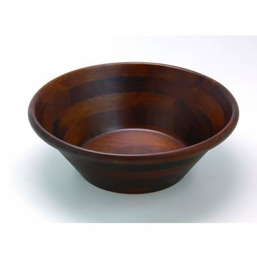 天然木サラダボウル こげ茶 30cm