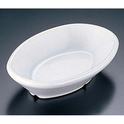 メラミン オーバルディッシュ 0314 ホワイト