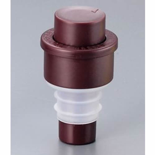 バキューム ワインストッパー 小 ブラウン