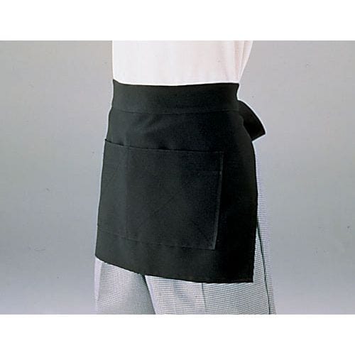 ショートエプロン 黒 SB82−1