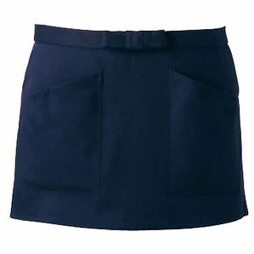 アンクル加工 前掛 AN−1863 (ネイビー)