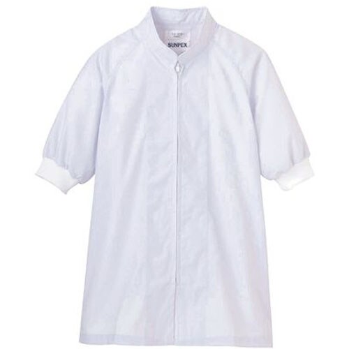 男女兼用半袖コート FA−302 (ホワイト)LL