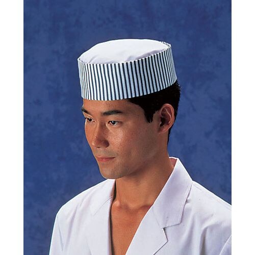 丸帽子 紺ストライプ SK70−1 LL