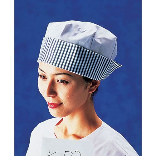 婦人帽子 紺ストライプ SK73−1