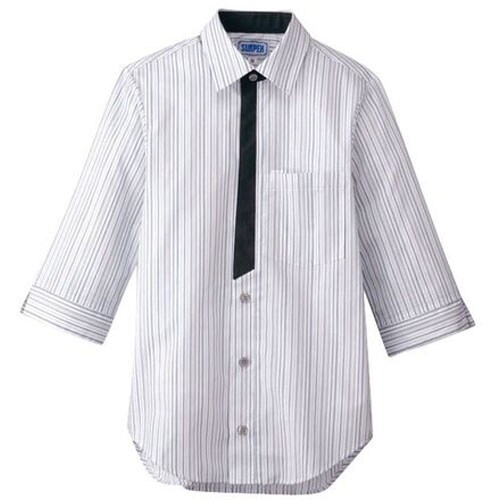 男女兼用七分袖シャツ LL BT−3122 グレー