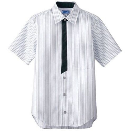 男女兼用半袖シャツ L BT−3124 グレー