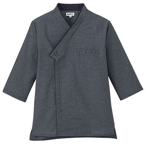 男女兼用ショップコート JT−1259 SS(黒)