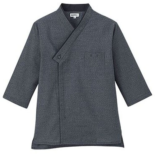 男女兼用ショップコート JT−1259 L (黒)