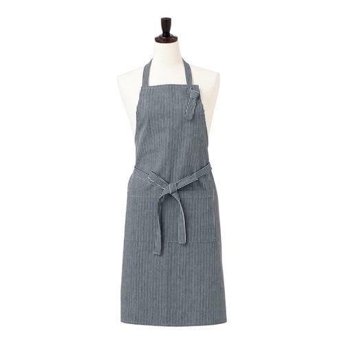 胸当てエプロン ヒッコリー