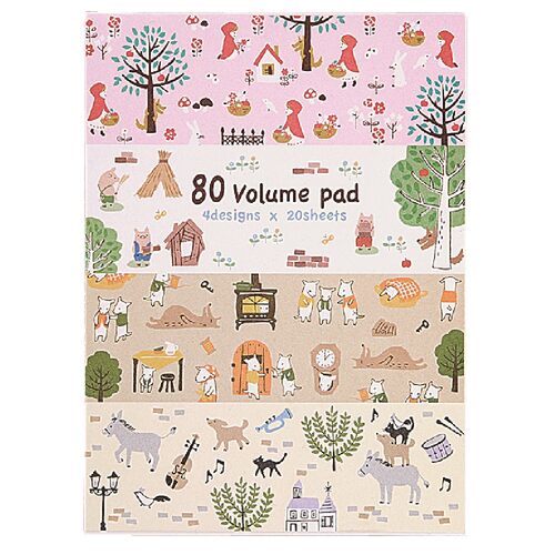 便箋 ボリュームレターパッド おとぎ話 10冊