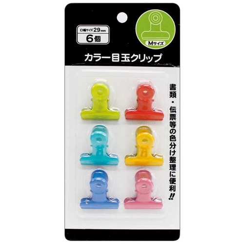 ニューカラー 目玉クリップM 60P ×2