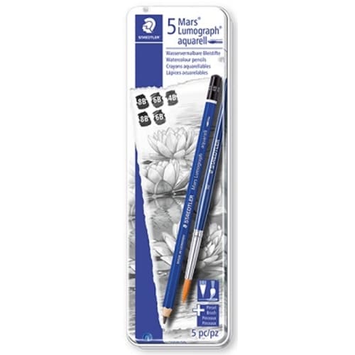 鉛筆 ルモグラフ アクェレル 水彩 6本セット×2