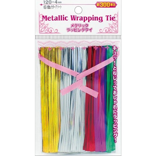 ラッピングタイ メタリック 10 P ×2