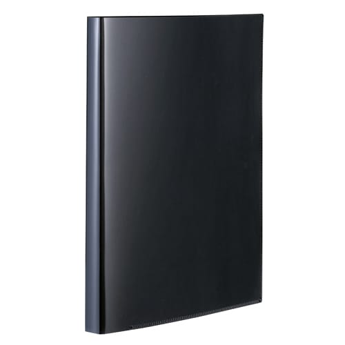 ポストカードホルダー 高透明 黒 5冊