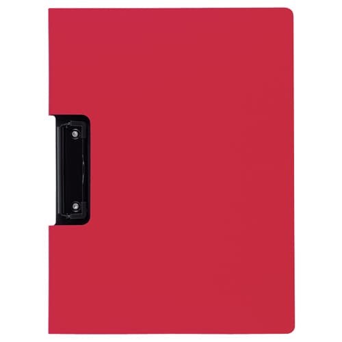 クリップファイル 発泡美人 A4−S 赤 4枚