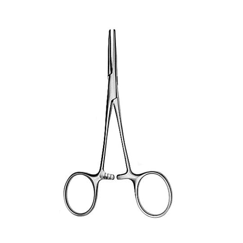 止血鉗子(ペアン) 直 無鈎 160mm