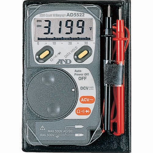 A&D マルチメーター AD5522BL