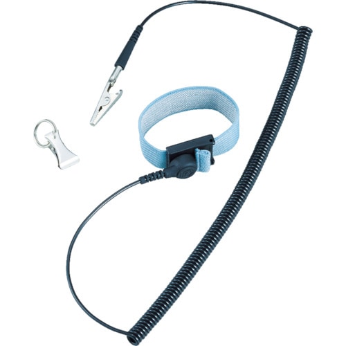 白光 リストストラップ442B1.5Mグレー