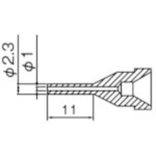 白光 ノズル1.0MMロング型