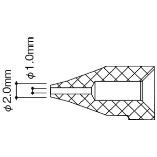 白光 ノズル/1.0MMS型