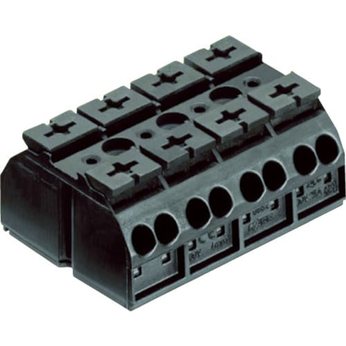 スプリング式中継端子台WTBシリーズ4線式4極