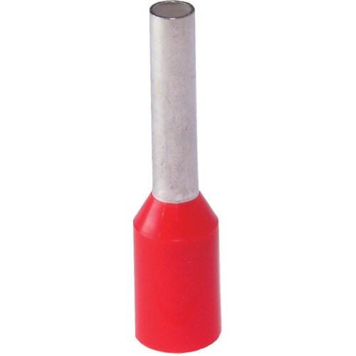 フェルール圧着端子FE−1.0−8N−RD