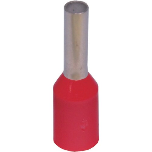 フェルール圧着端子FE−1.0−6N−RD