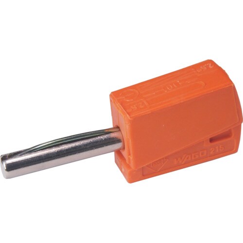 WAGO バナナプラグオレンジ4個入