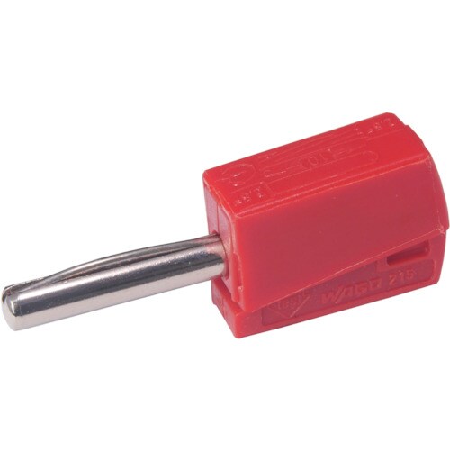 WAGO バナナプラグレッド4個入