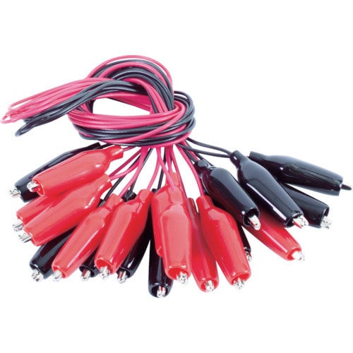 テストリード小20cmシールドクリップS両端付