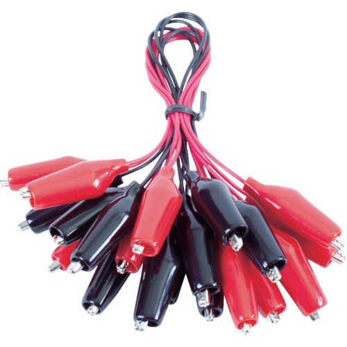 テストリード小45cmシールドクリップS両端付