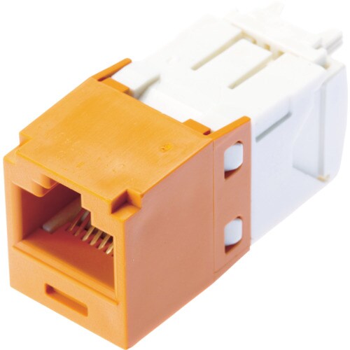 カテゴリ6モジュラージャックオレンジ