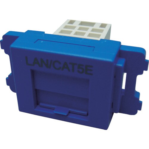 カテゴリ5EJISプレート用ジャックキット青