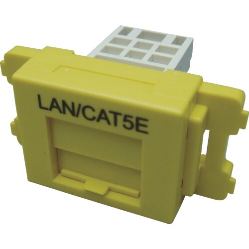 カテゴリ5EJISプレート用ジャックキット黄