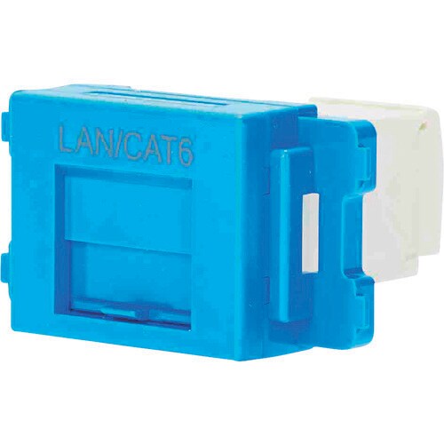 カテゴリ6JISプレート用ジャックキット青