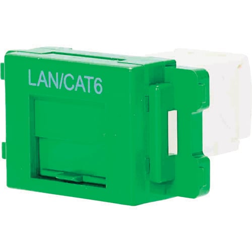 カテゴリ6JISプレート用ジャックキット緑