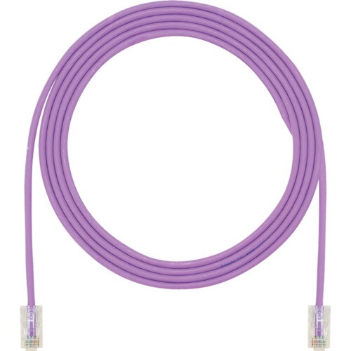 パンドウイット カテゴリ5E細径パッチコード2m紫
