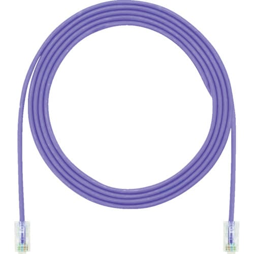 パンドウイット カテゴリ5E細径パッチコード5m紫