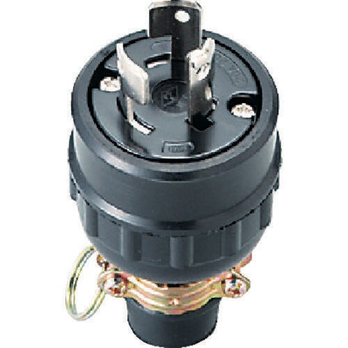 明工 引掛ゴムプラグ3P防水兼用