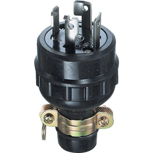 明工 引掛ゴムプラグ接地3P防水兼