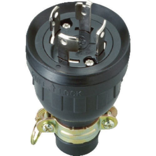 明工 引掛ゴムプラグ接地3P