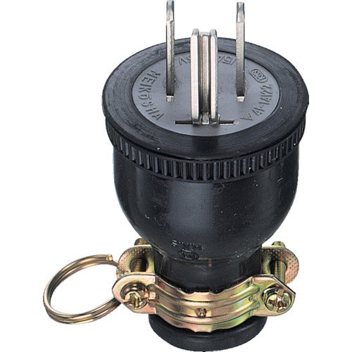 明工 ゴムプラグ接地2P ME2538