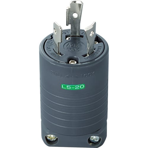 明工 接地2P20A引掛プラグ MH7152B