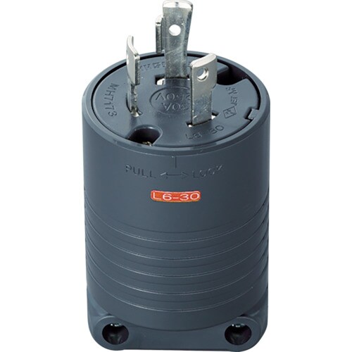 明工 接地2P30A引掛プラグ MH7173B