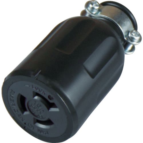 引掛形ゴムコネクタボディ接地2P15A250V