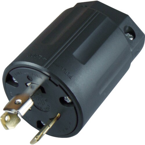 引掛形ナイロンプラグ3P30A250V