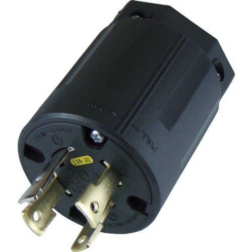 引掛形ナイロンプラグ接地3P30A125/250V