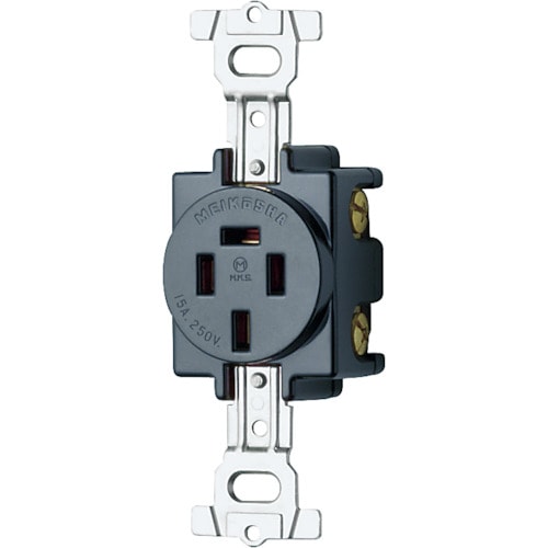 明工 埋込コンセント接地3P MU2818