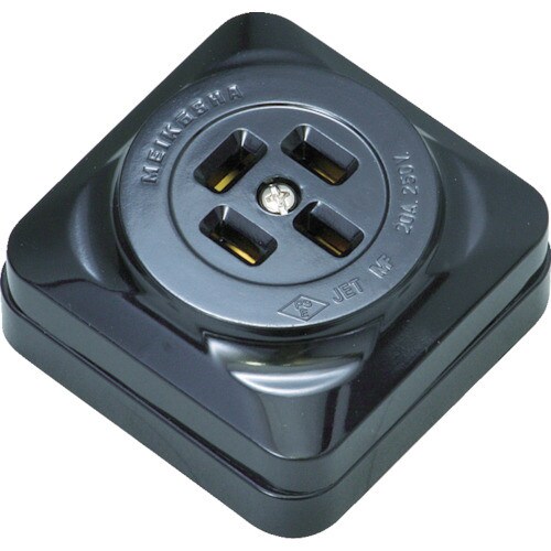 明工 接地3P20A角形コンセント